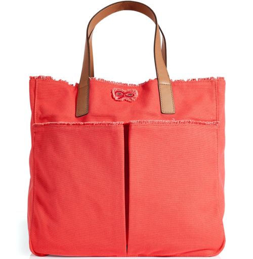 Anya Hindmarch Coral Raw Canvas Nevis ToteMULTIFEED_END_14_