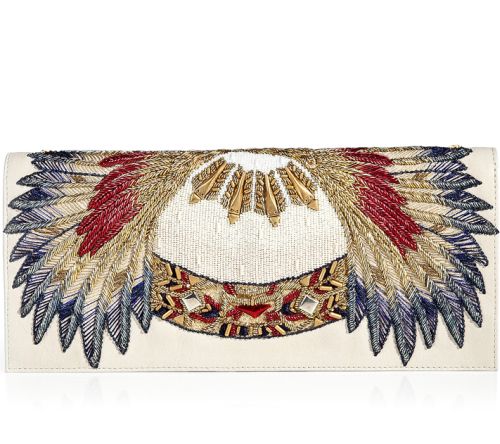  Balmain Ivory Tuyet Embroidered ClutchMULTIFEED_END_14_
