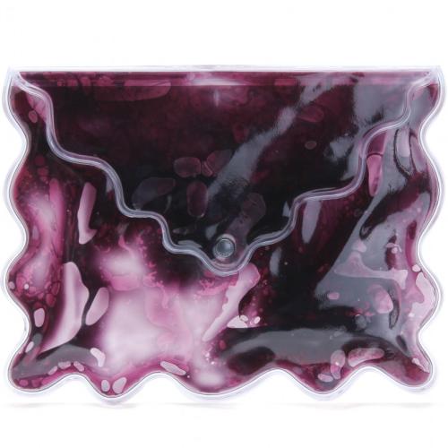  Christopher Kane Aqua Large Clutch Rosa/Violett/Lila 