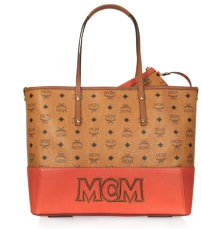 MCM Heritage Line - Mittelgroße Handtasche in zwei Farben