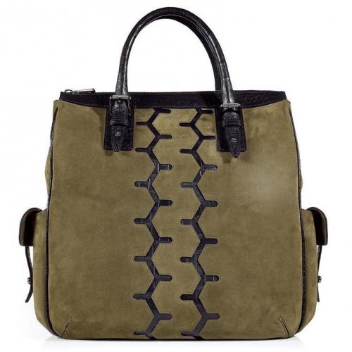 Belstaff Military Suede Chesterfield Bag