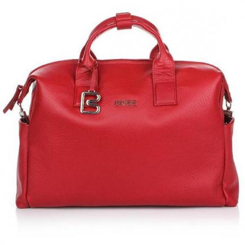 Bree Nola 8 Business Bag Grained Dark Red
