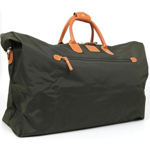 Brics X-Bag X-Travel Reisetasche Leder olivgrün