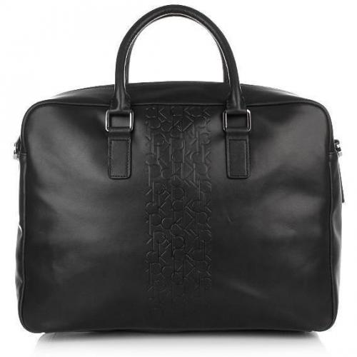 Calvin Klein Briefcase Cow Leather Black