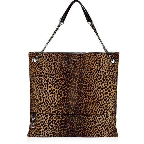 D&G Dolce & Gabbana Leopard Print Calf Hair Bag