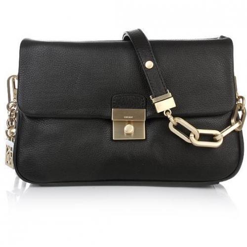 DKNY Crosby - Classic Lock Shoulder Bag Small Black