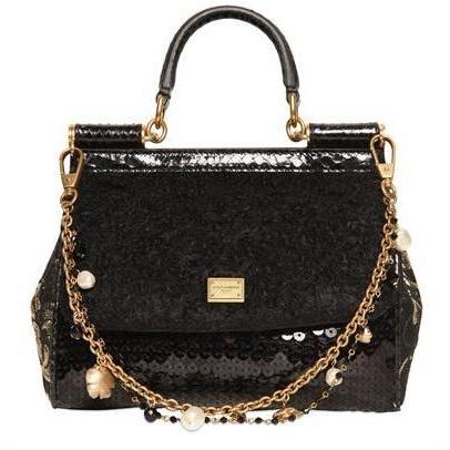 Dolce & Gabbana - Kleine Miss Sicily Woll Boucle Handtasche