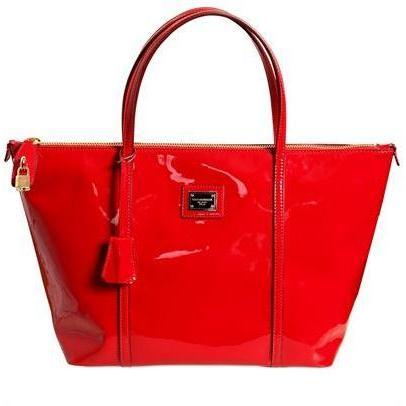 Dolce & Gabbana - Miss Escape Polished Leder Tasche