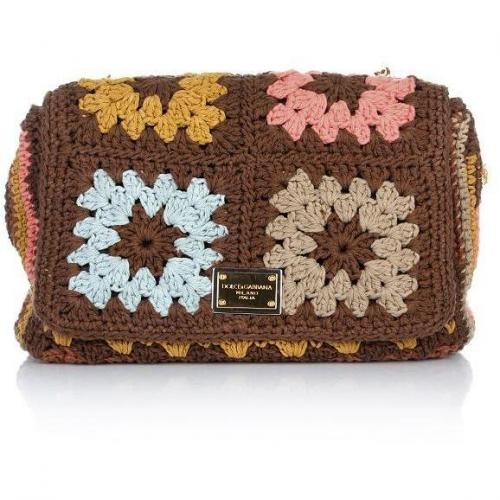 Dolce&Gabbana Shoulder Bag Crochet Colored