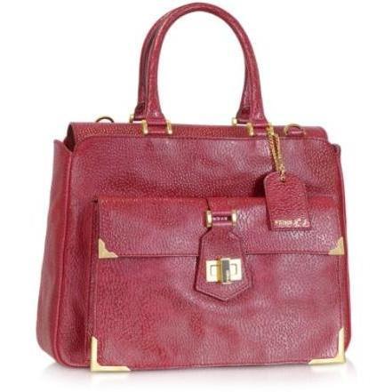 Fendi No.3 - Handtasche aus rotem Leder