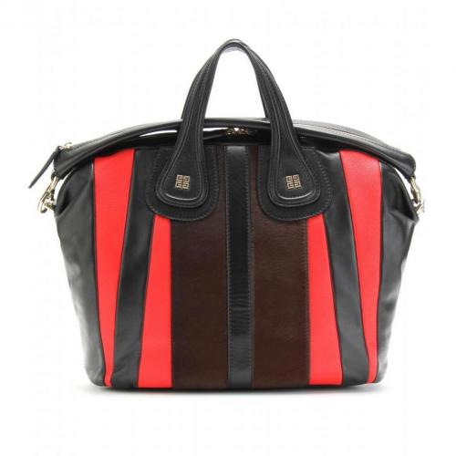 Givenchy Nightingale Ledertasche Brown/Red