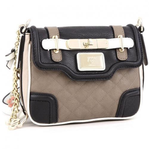 Guess Amour Schultertasche taupe 