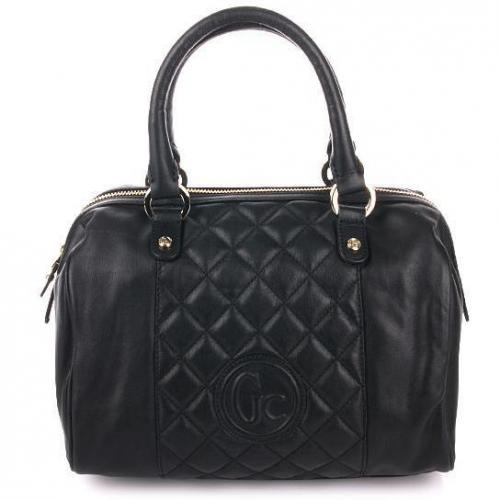 Guess Collection Dazzling Box Bag Black Leather