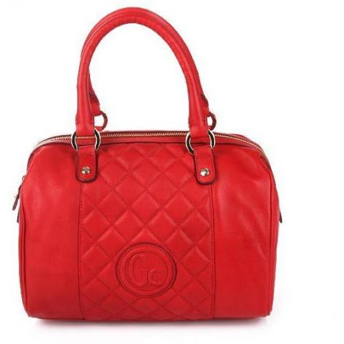 Guess Collection Dazzling Box Bag Red Leather