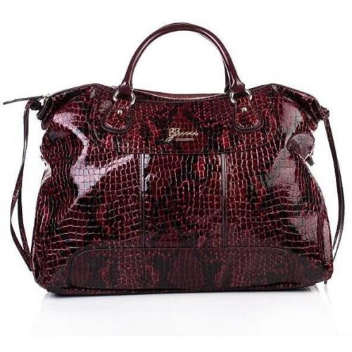 Guess Electron Large Satchel Ruby