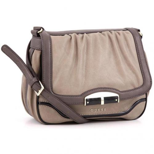Guess Leya Schultertasche taupe