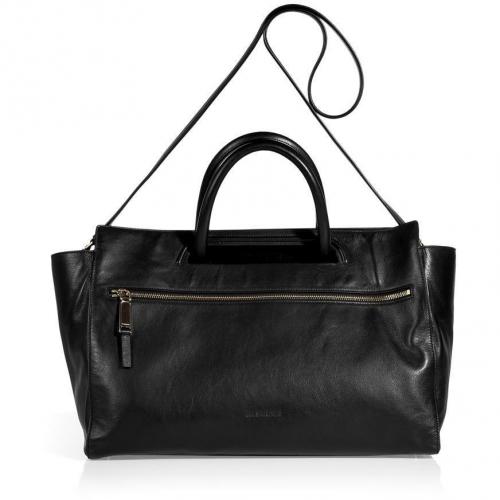 Jil Sander Black Calf Leather Bag