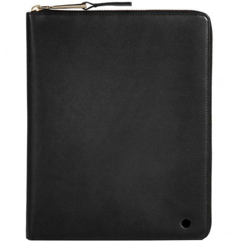 Jil Sander Black Leather iPad Case