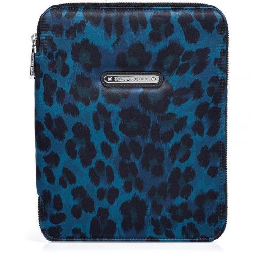 Juicy Couture Blue Leopard iPad Case
