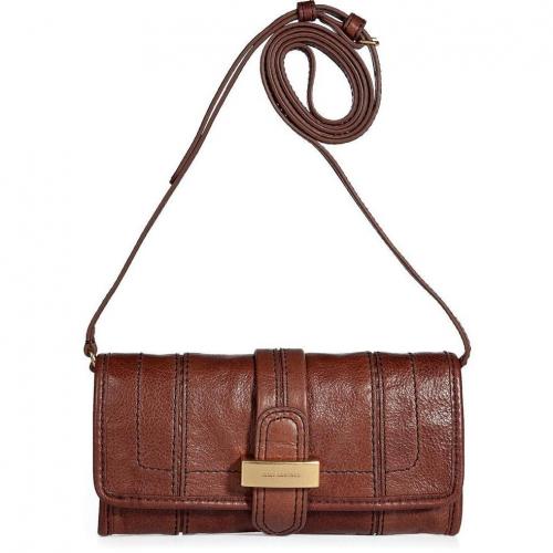 Juicy Couture Cognac Leather Convertible Bag