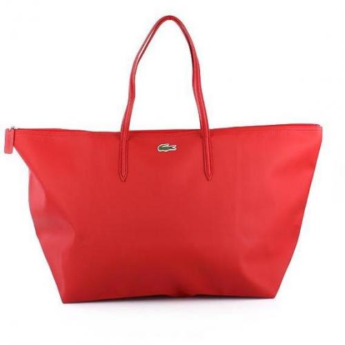 Lacoste X-Large Shopping Bag Flame Scarlet