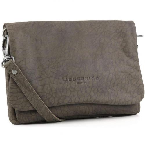 Liebeskind Bubble Grainy Ruby Schultertasche Leder taupe 