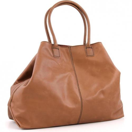 Liebeskind Limited Pull Up Leather Paris Shopper Leder saddle brown 