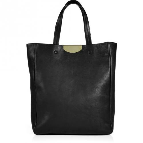 Maison Martin Margiela Black Leather Shopping Bag