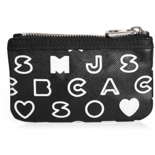 Marc by Marc Jacobs Black and White Eazy Key Pouch