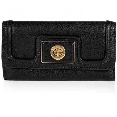 Marc by Marc Jacobs Black Long Trifold Wallet