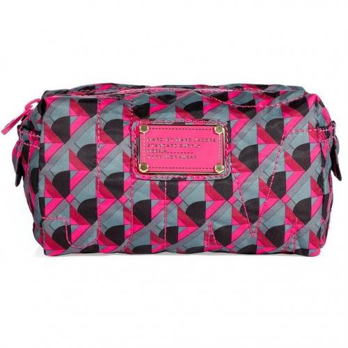 Marc by Marc Jacobs Charcoal Grey Multicolor Small Cosmetic Bag