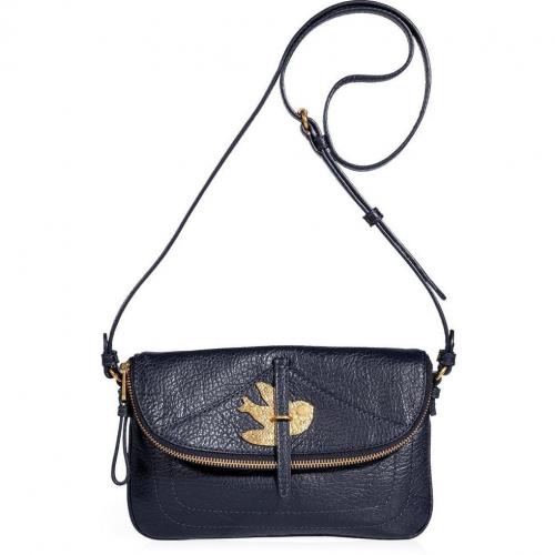 Marc by Marc Jacobs Darkest Teal Leather Percy Crossbody Bag