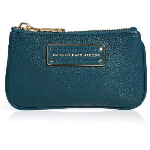 Marc by Marc Jacobs Peacock Leather Key Pouch