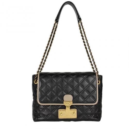 Marc Jacobs Schultertasche The Large Single Schwarz