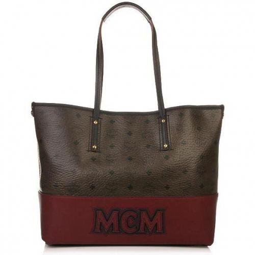 MCM Shopper Project Shopper Medium Dark Brown
