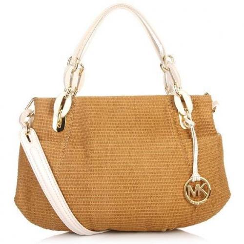 Michael Kors Lilly md shoulderbag Straw natural/white