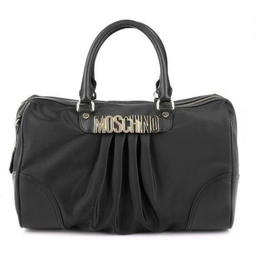 Moschino Big Shoulderbag Black & Gold
