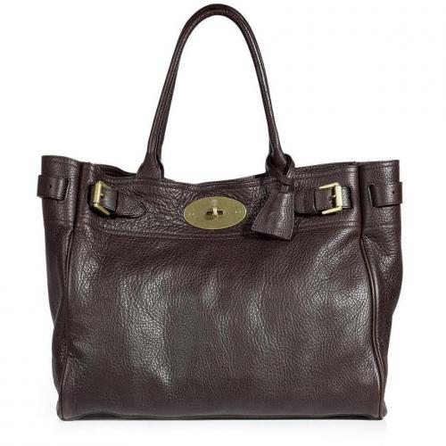 Mulberry Chocolate Bayswater Tote