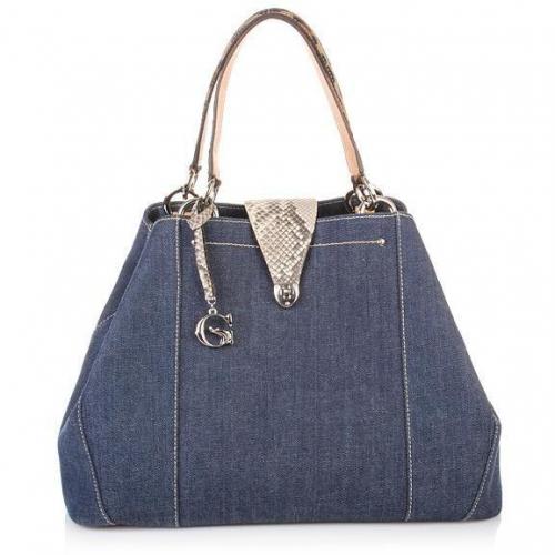 TO BE G Jeans Python Leopard Leather Bag