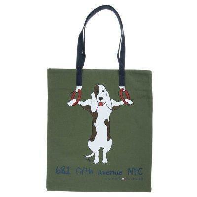 Tommy Hilfiger HILFIGER ICON DOG Shopping Bag chive