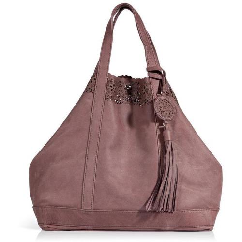 Vanessa Bruno Smoky Violet Leather Large Cabas Bag