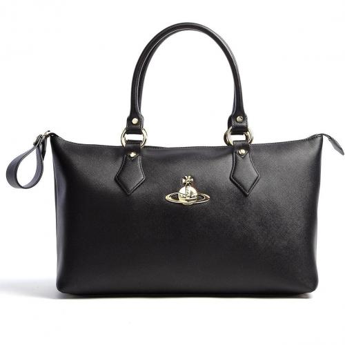 Vivienne Westwood Accessories Faux Leather Divina Tote Bag