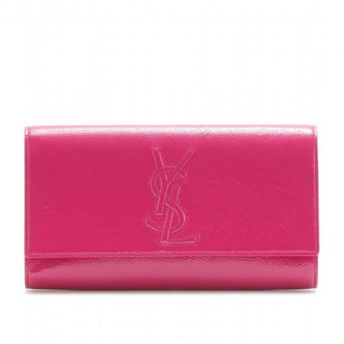 Yves Saint Laurent Belle De Jour Lacklederclutch Pink