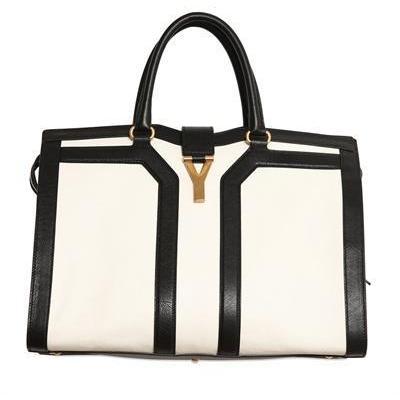 Yves Saint-Laurent - Medium Cabas Chyc Leder Handtasche