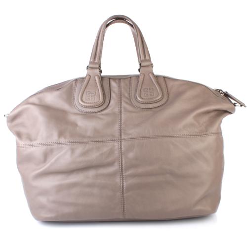 Givenchy Nightingale Leather Bag Grau