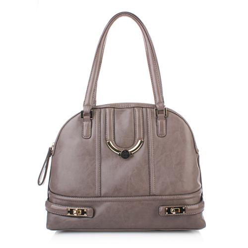Guess Freya Dome Satchel Taupe