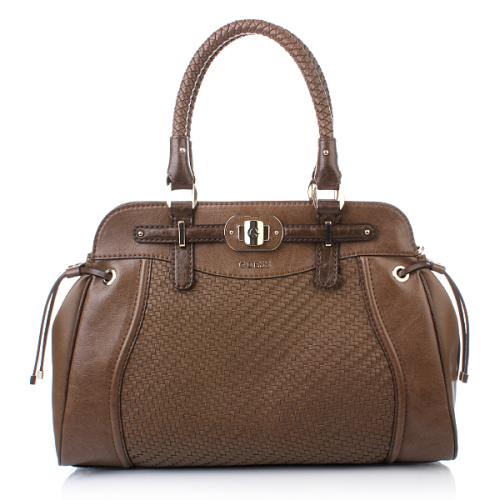 Guess Mauritius Satchel Taupe