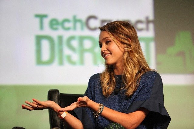 Jessica Alba | by TechCrunch | Some Rights Reserved 