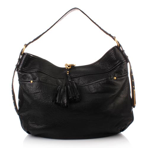 Juicy Couture LG Hobo Black Leather
