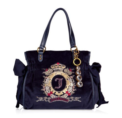  Juicy Couture Royal Blue Velvet Bag With CrystalsMULTIFEED_END_14_